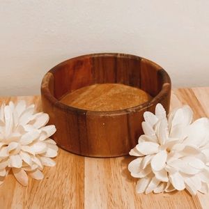 Wooden bowl
